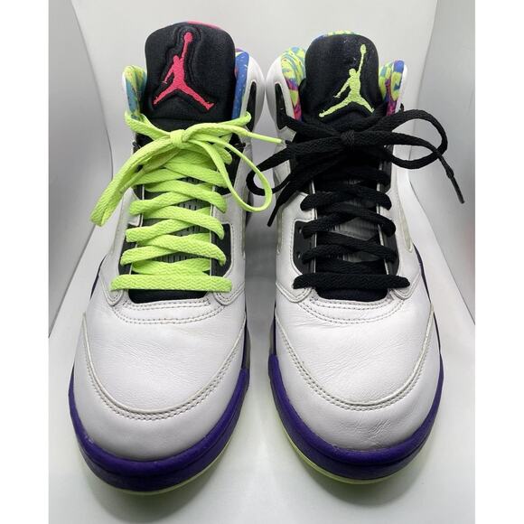 Air Jordan Mens Size 9 White Purple Alternate Bel-Air 2020 Retro 23 90s Kicks - Picture 2 of 9